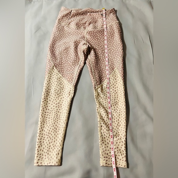 CALIA Essential High Rise Full length Leggings Mauve Confetti Dot Size M - Picture 4 of 11